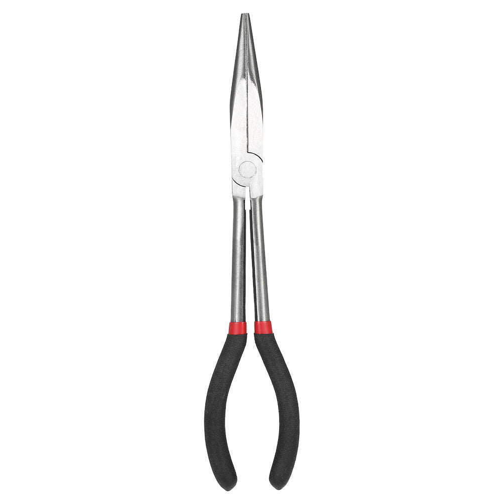 Extra Long Heavy-Duty 11&quot; Long Nose X Pliers Straight Nose Sharp-nose Plier Hand Tool