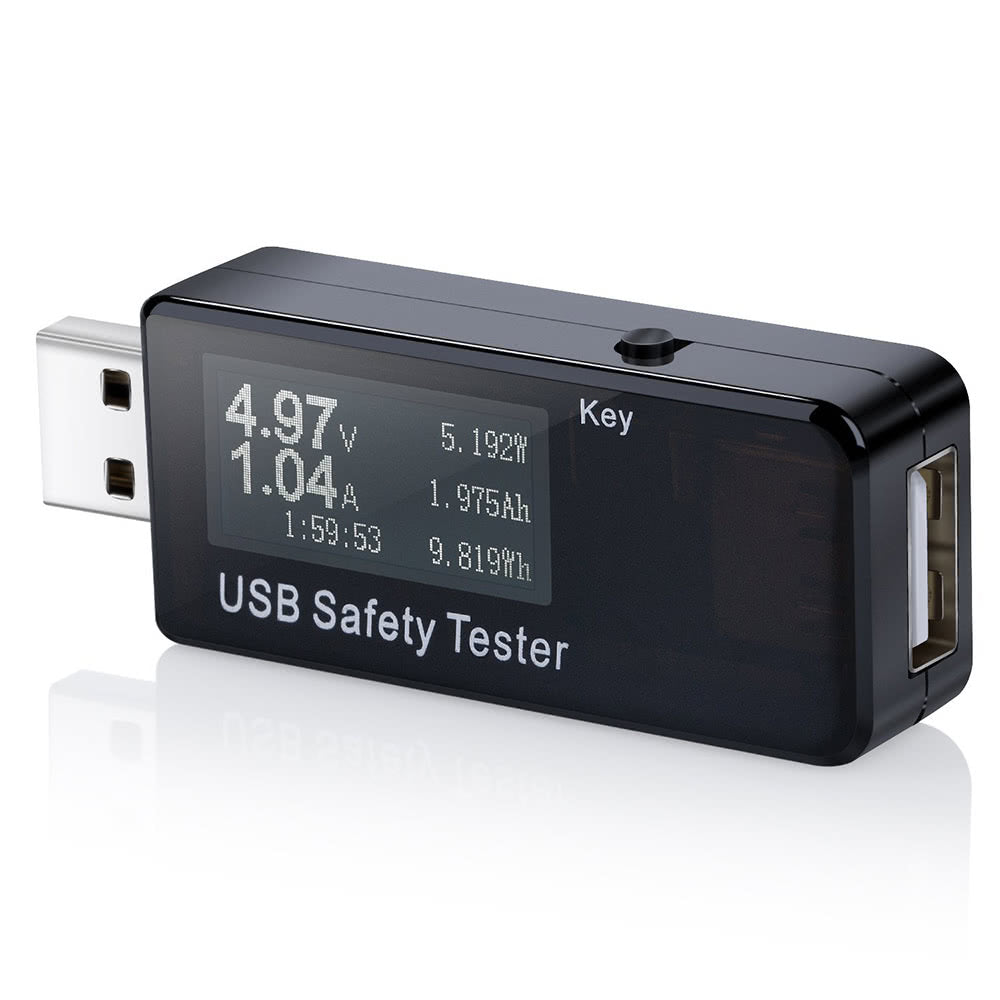 USB Digital Tester Current Voltage Monitor DC 5.1A 30V Amp Voltage Meter Test