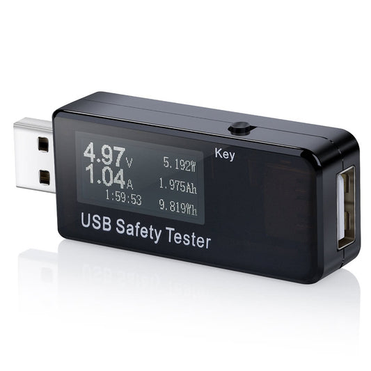 USB Digital Tester Current Voltage Monitor DC 5.1A 30V Amp Voltage Meter Test