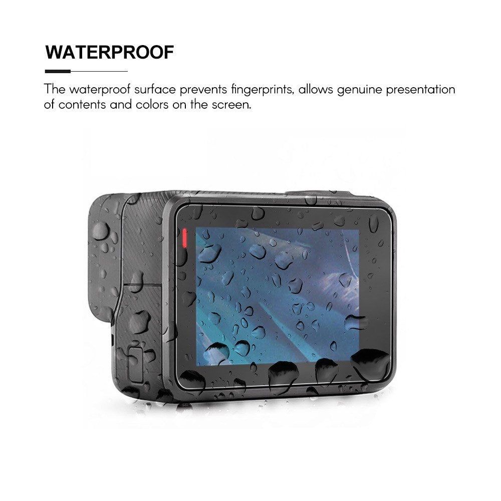Uniqkart for GOPRO Hero 5/Hero 6/Hero 7 Black Action Camera Tempered Glass Protector Lens LCD Front Screen Protective Film