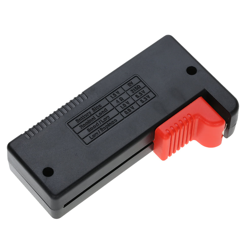Battery Tester Checker Universal Battery Tester Monitor for AA/AAA/C/D/9V/1.5V/Button Cell Batteries Household Battery Testers Power Meter - Style B