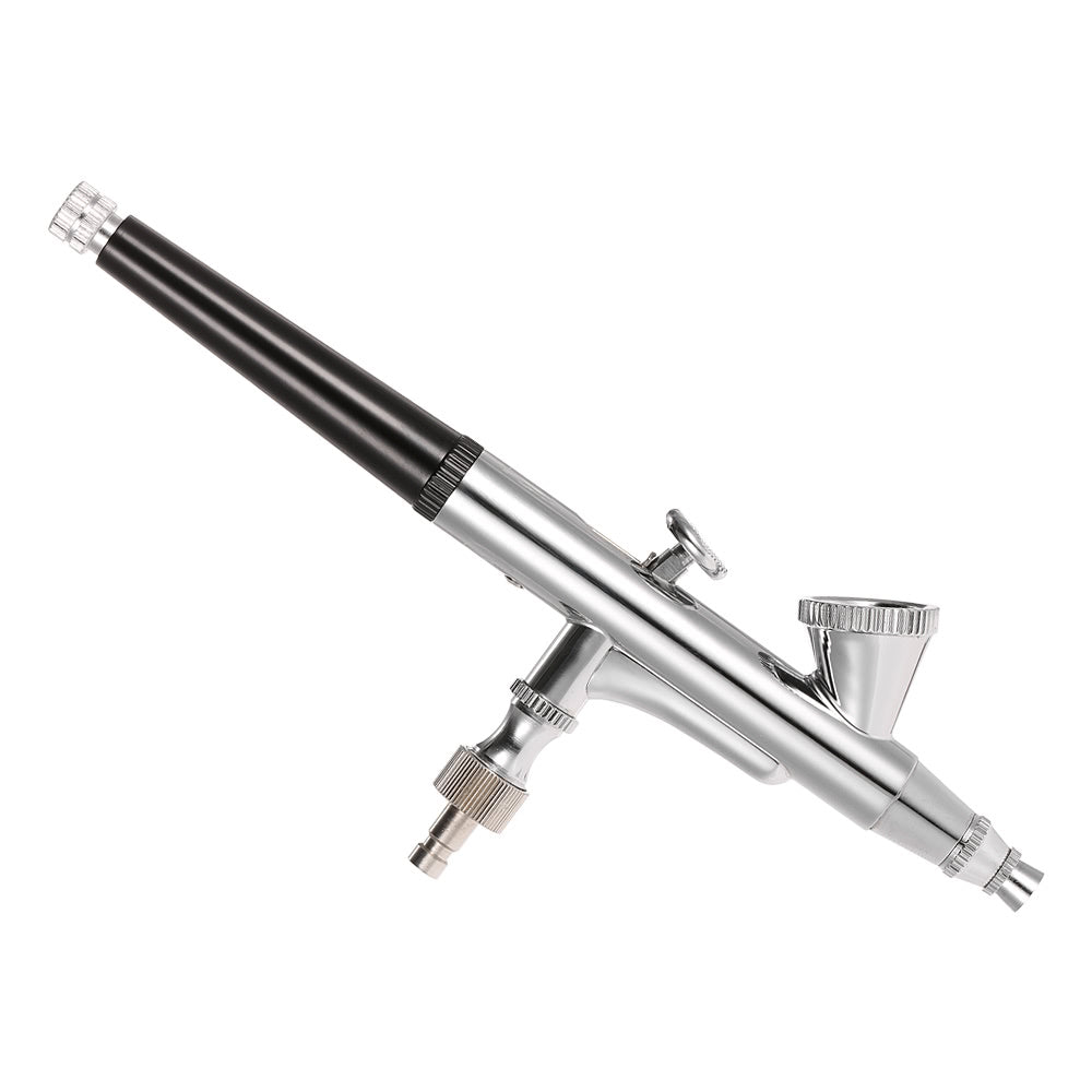 KKmoon 0.25mm Dual-action Gravity Feed Airbrush Kit Set Air Brush Spray Gun for Makeup Painting Nail Art Tattoo