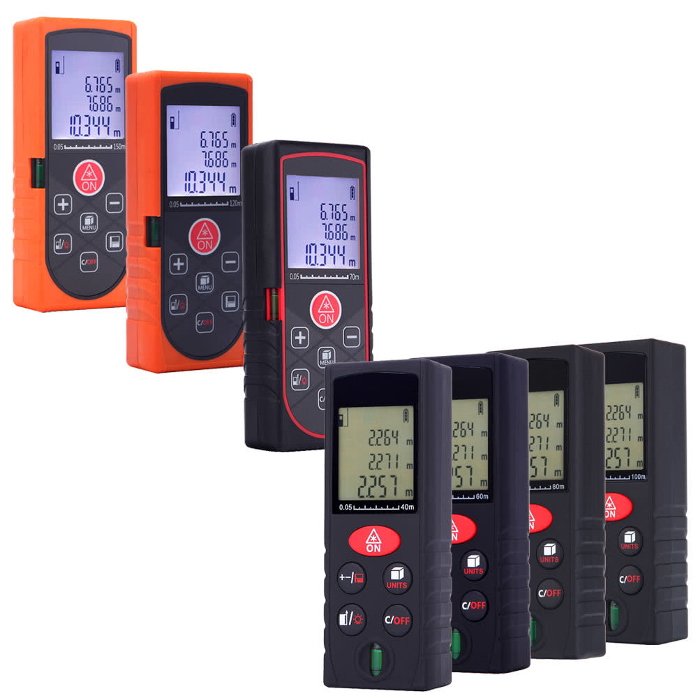 40m/131ft Mini Handheld Digital Laser Distance Meter High Precision Range Finder - e1203-40 40m/131ft