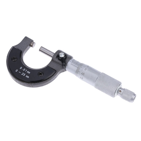 Micrometer Calipers 25mm/0.01 Micrometers Outer Diameter Spiral Micrometer Measuring Tool