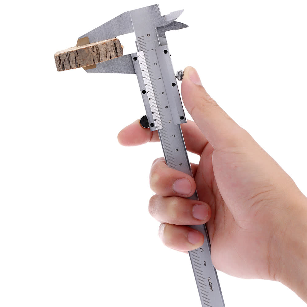 Callipers 150mm Measuring Tool Carbon Steel Vernier Caliper Scales Show
