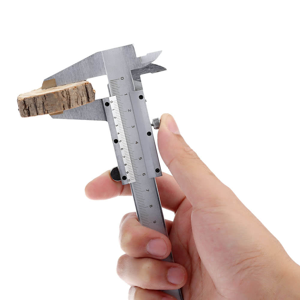 Callipers 150mm Measuring Tool Carbon Steel Vernier Caliper Scales Show