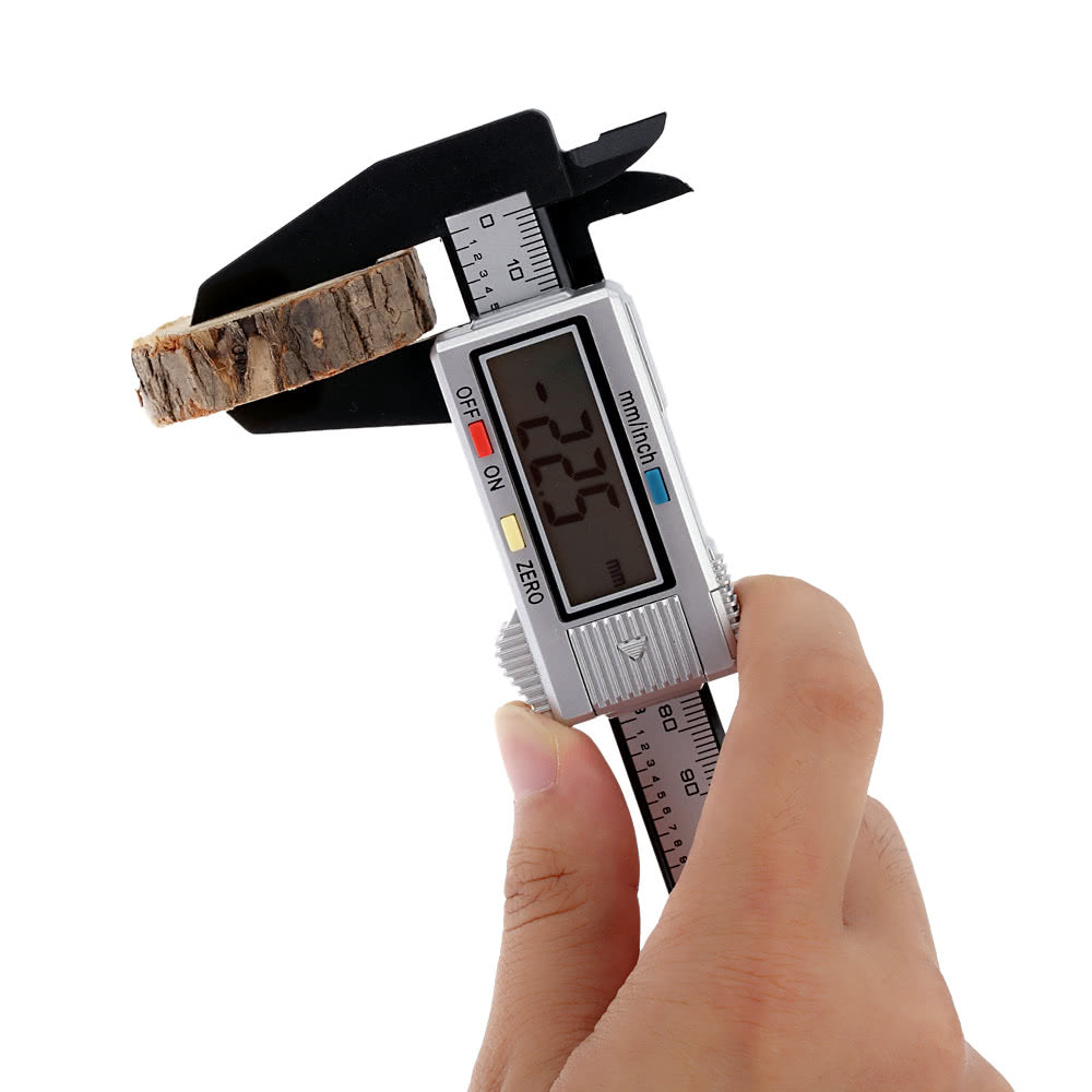 150mm Measuring Tool 6" Digital Gauge Vernier Caliper Fiberglass LCD Electronic Callipers