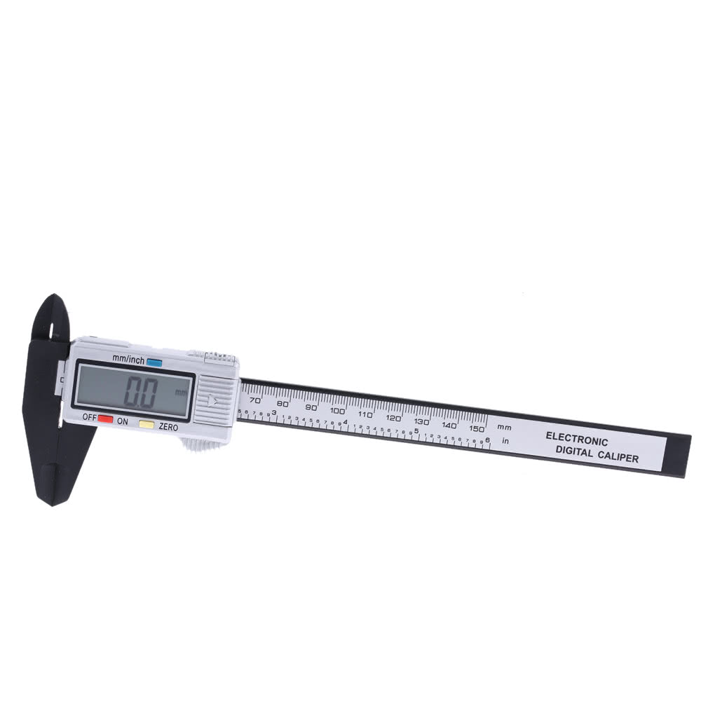 150mm Measuring Tool 6" Digital Gauge Vernier Caliper Fiberglass LCD Electronic Callipers