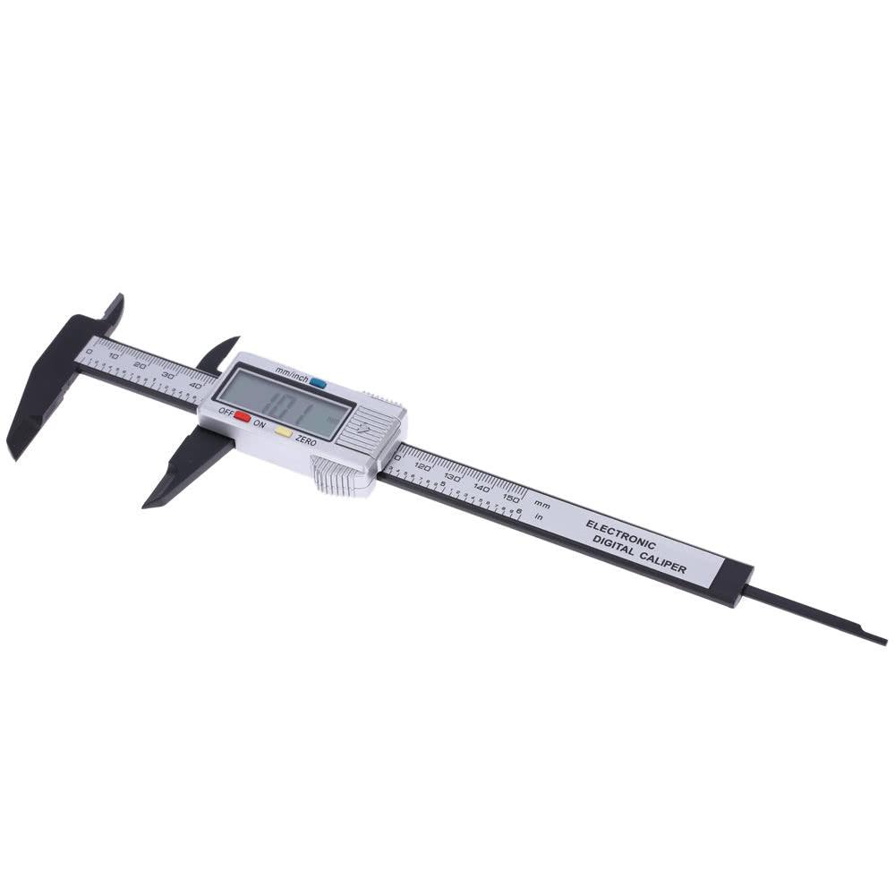 150mm Measuring Tool 6" Digital Gauge Vernier Caliper Fiberglass LCD Electronic Callipers