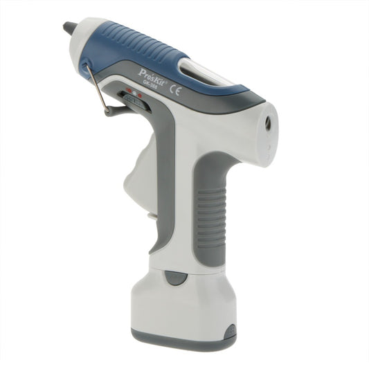 Pro&#39;sKit GK-368 6V Battery Cordless Hot Melt Glue Gun Block Gine LED Lighting for DIY Model Living Craft