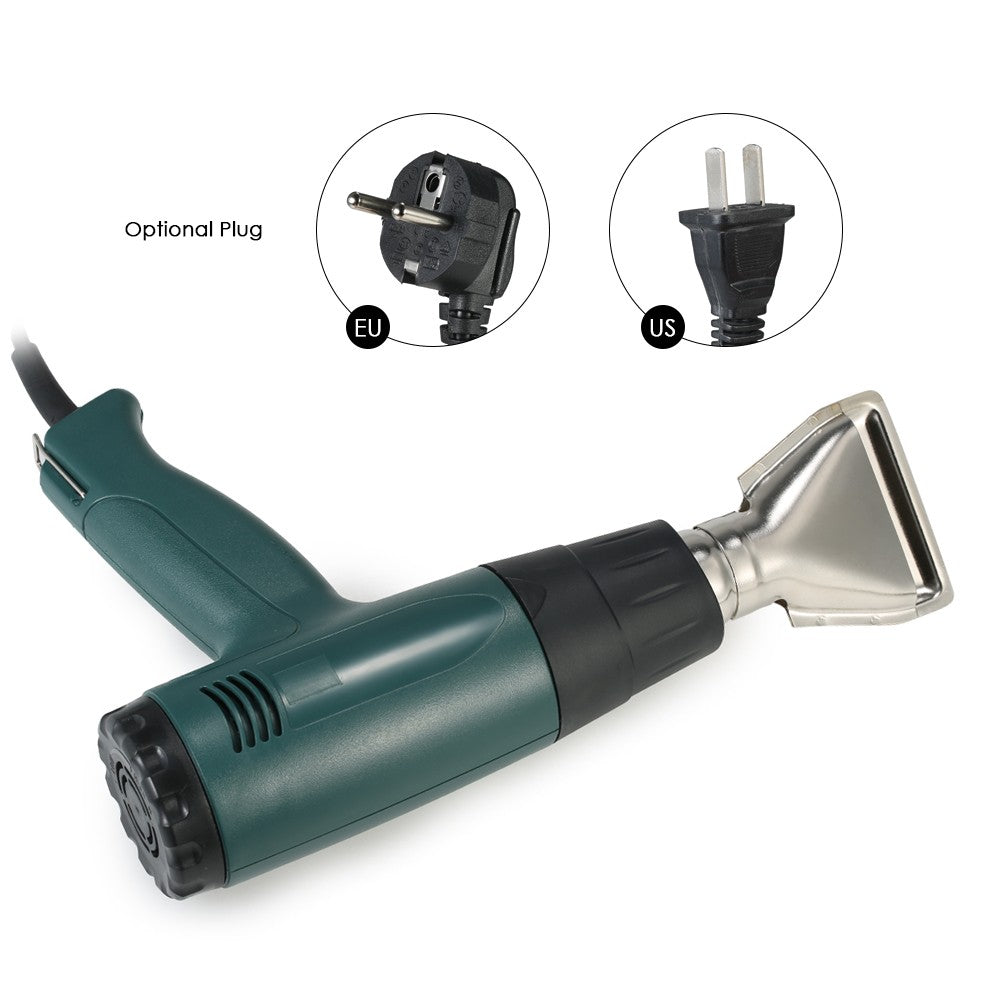 Temperature-controlled Electric Hot Air Gun Heat Gun Tool Set with 4Pcs Nozzles 1800W AC110V - EU Plug