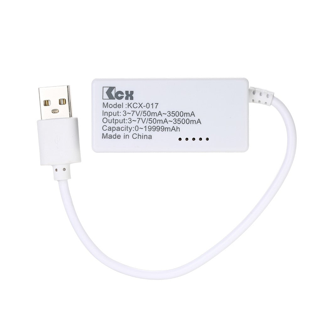 Digital OLED USB Charger Capacity Tester Current Voltage Meter for Phone Power Bank DC3-7V 0.05-3.50A
