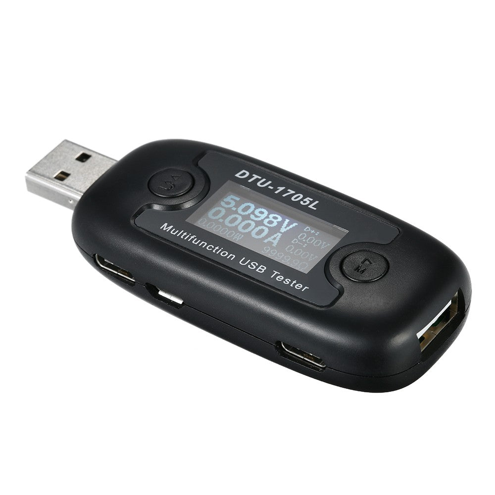 Voltage Current Power Meter USB Tester Multi-functional Voltmeter Ammeter with Fast Charging Trigger