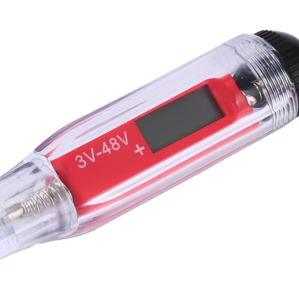 3V-48V LCD Digital Electric Circuit Tester Car Truck Voltage Power Probe Voltage Test Diagnostic