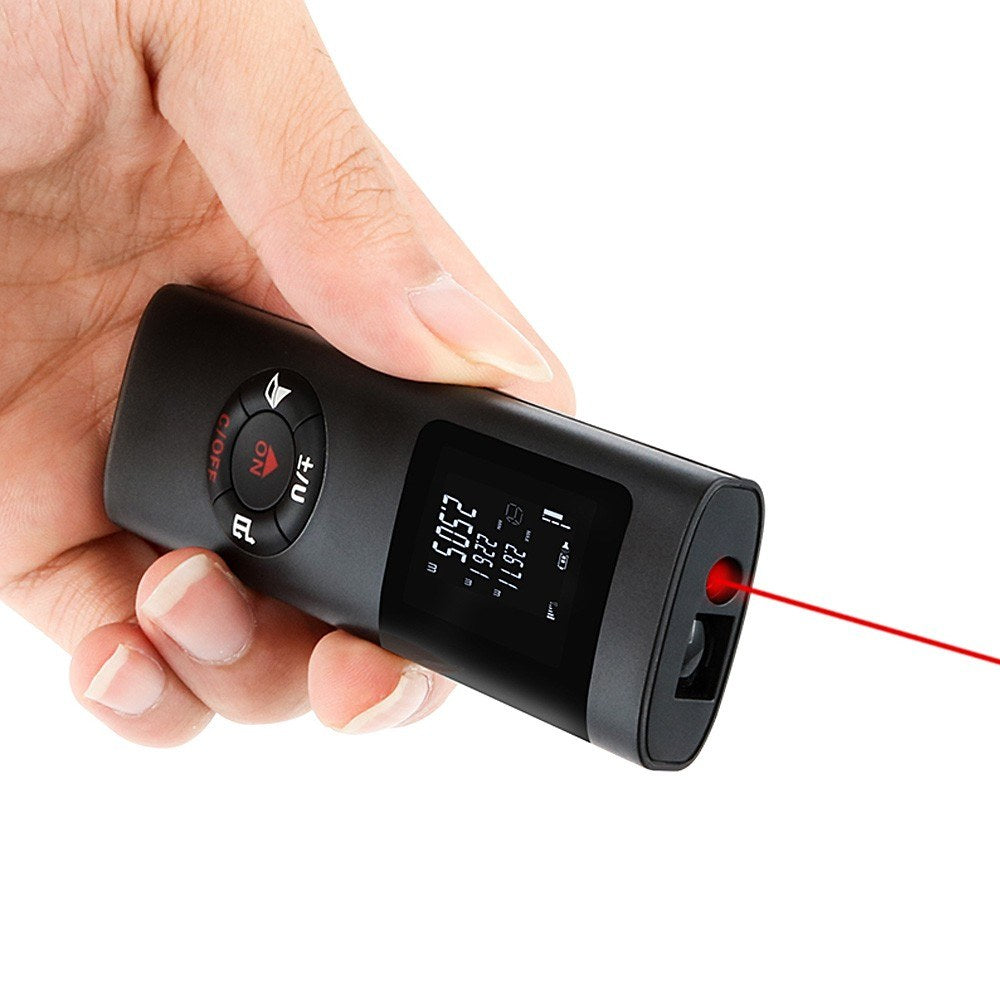 Smart Handheld Rangefinder Digital Mini Distance Measuring Meter Portable USB Charging - 30M
