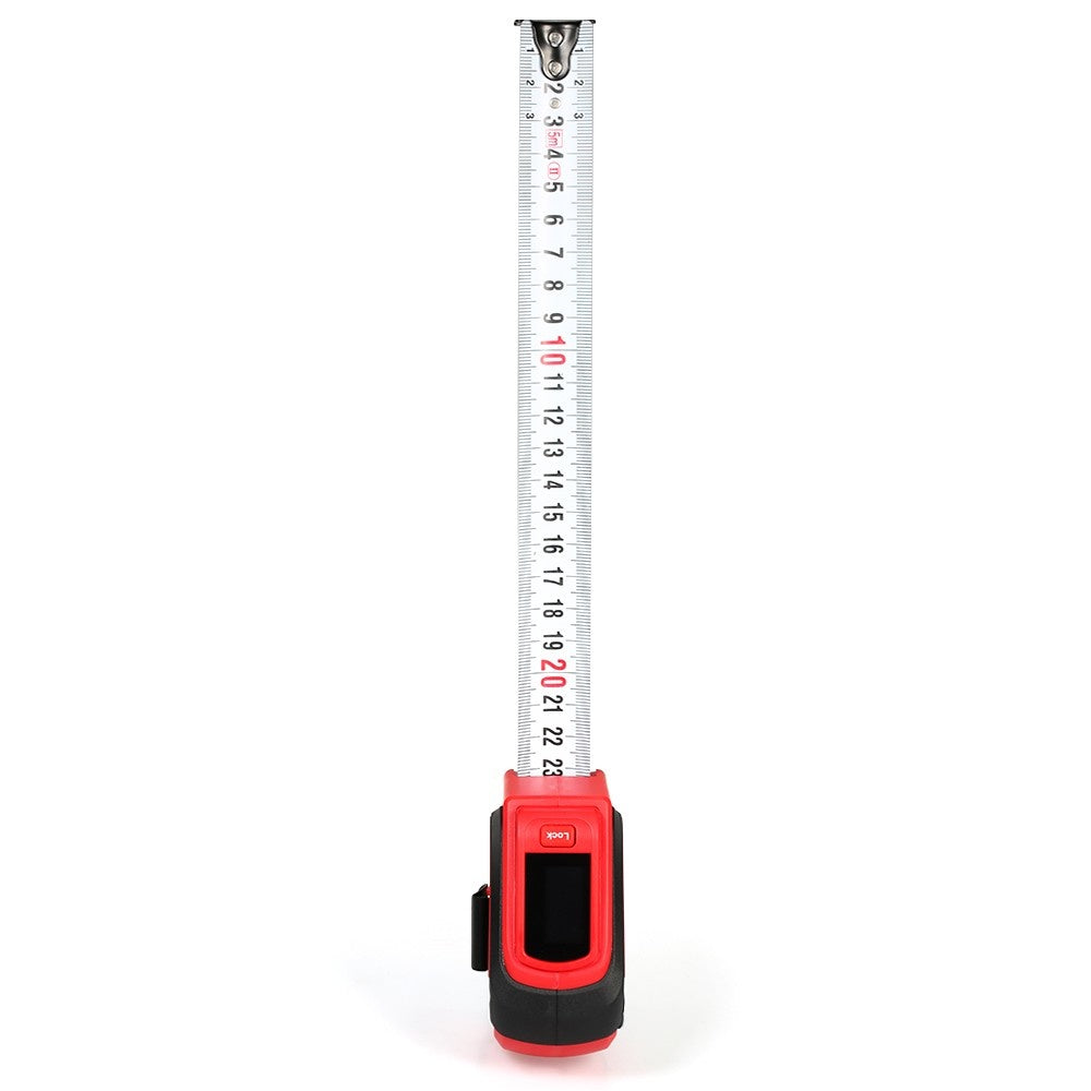 Digital Laser Rangefinder Handheld Infrared Range Finder 2 in 1 5m Measuring Tape 30m Laser Distance