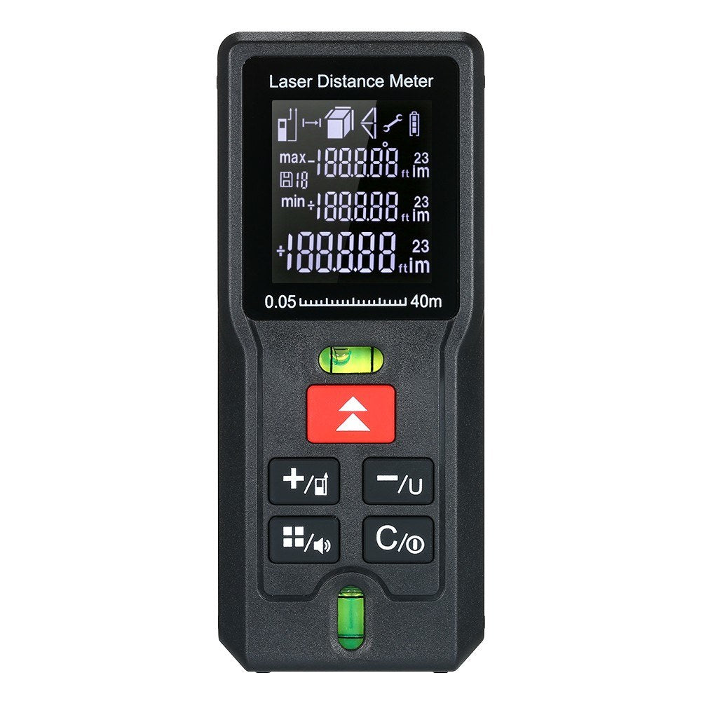 Handheld Digital Laser Distance Meter Portable Range Finder Rangefinder - 40m