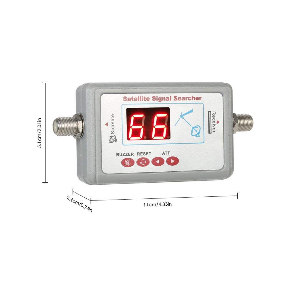 Digital Satellite Signal Finder with Buzzer Meter Mini Satellite Finder
