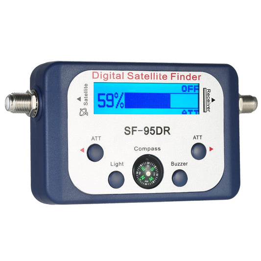 Digital Satellite Finder Satellite Signal Meter with LCD Display Digital Satfinder with Compass