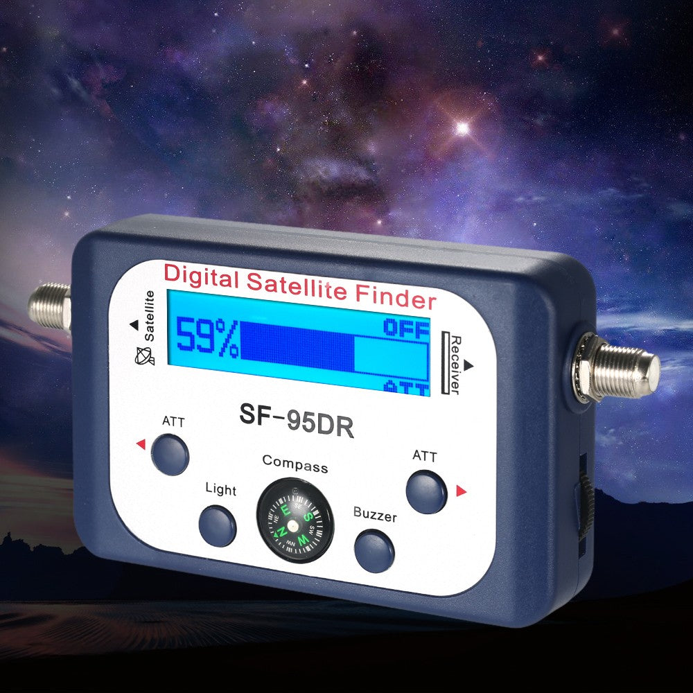 Digital Satellite Finder Satellite Signal Meter with LCD Display Digital Satfinder with Compass