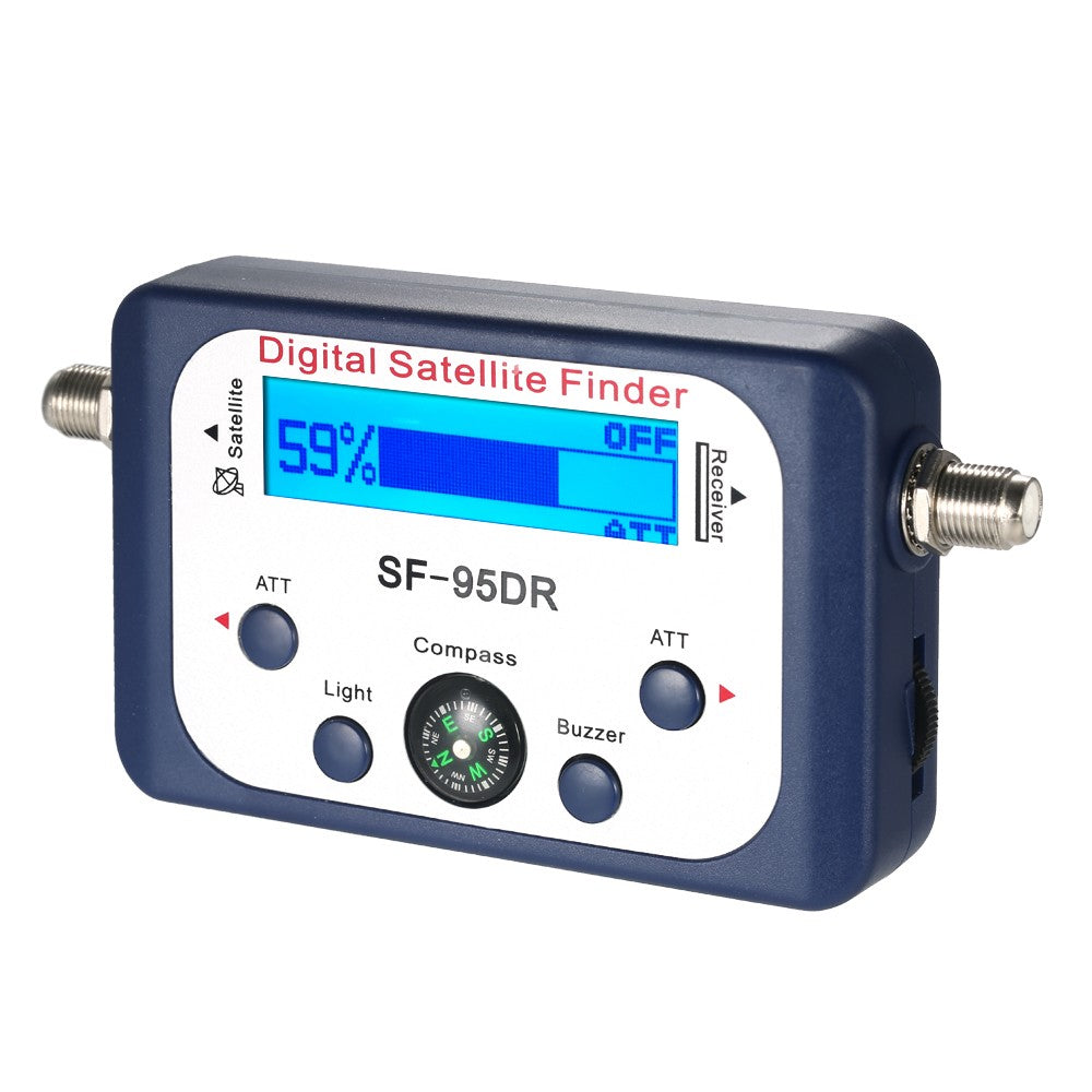 Digital Satellite Finder Satellite Signal Meter with LCD Display Digital Satfinder with Compass