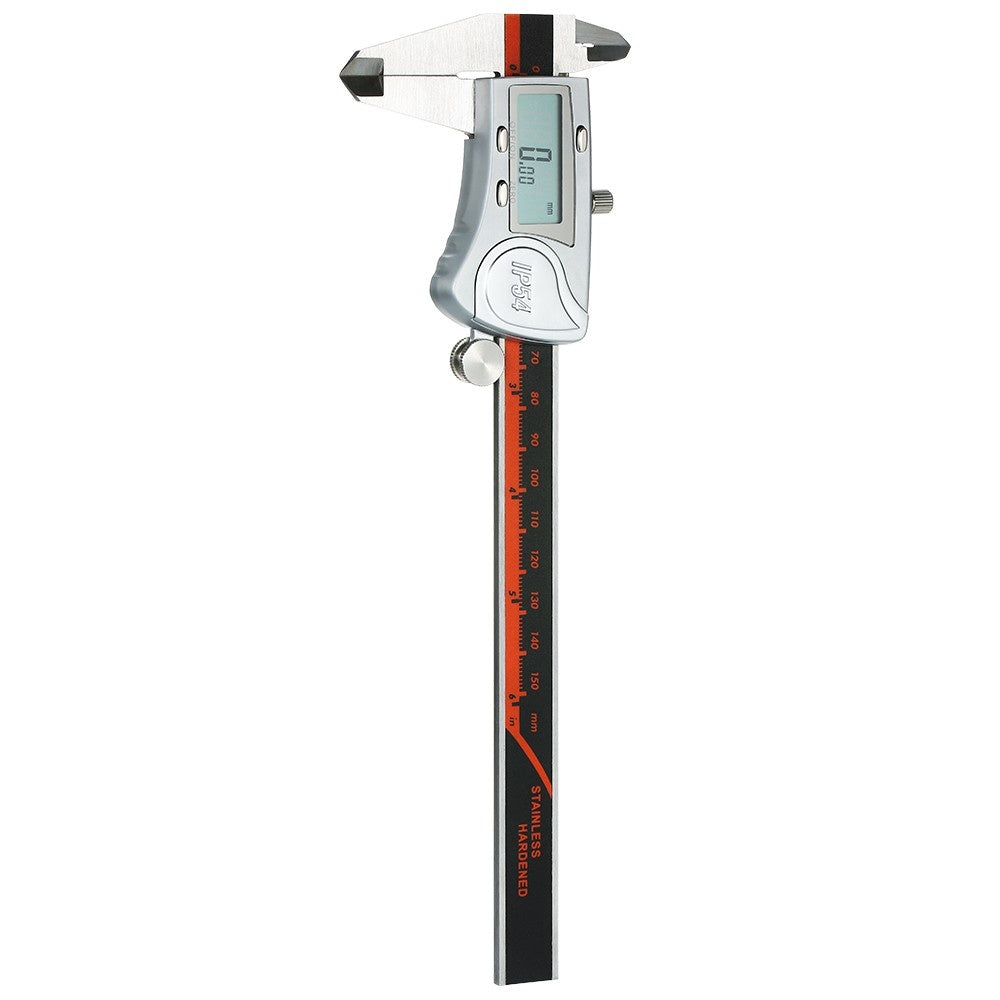 Digital Caliper Stainless Steel IP54 Waterproof 150mm Scales Callipers 1/64 Fraction/mm/inch High Precision LCD Display Vernier Caliper