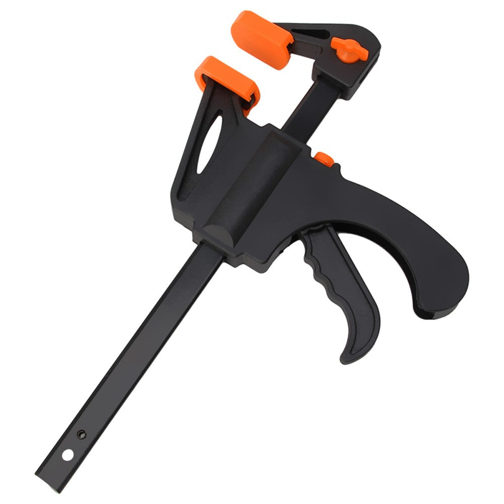 6 Inch Woodworking Bar Fast F Clamping Grip Quick Ratchet Release Squeeze Carpentry Wood Trigger Clamps Plate Hand Ratchet Bar Tool Clip