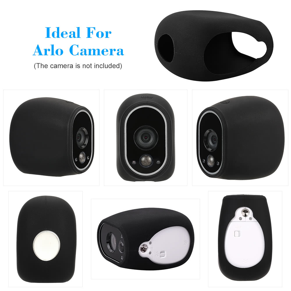 Security Weatherproof UV-resistant Case Silicone Skins for Arlo Cameras - 3Pcs