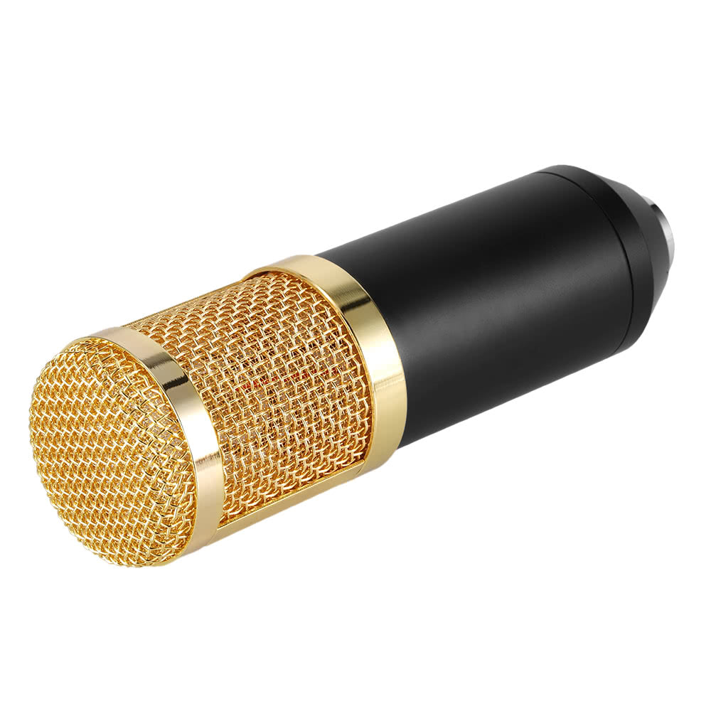 BM800 Condenser Microphone Sponge Microphone Studio Sound Recording Broadcasting with Shock Mount