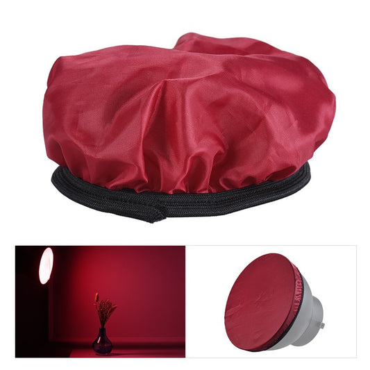 180mm/7-inch Photography Light Soft Diffuser Cloth for 7&quot; 180mm Standard Studio Strobe Reflector - Wine Red