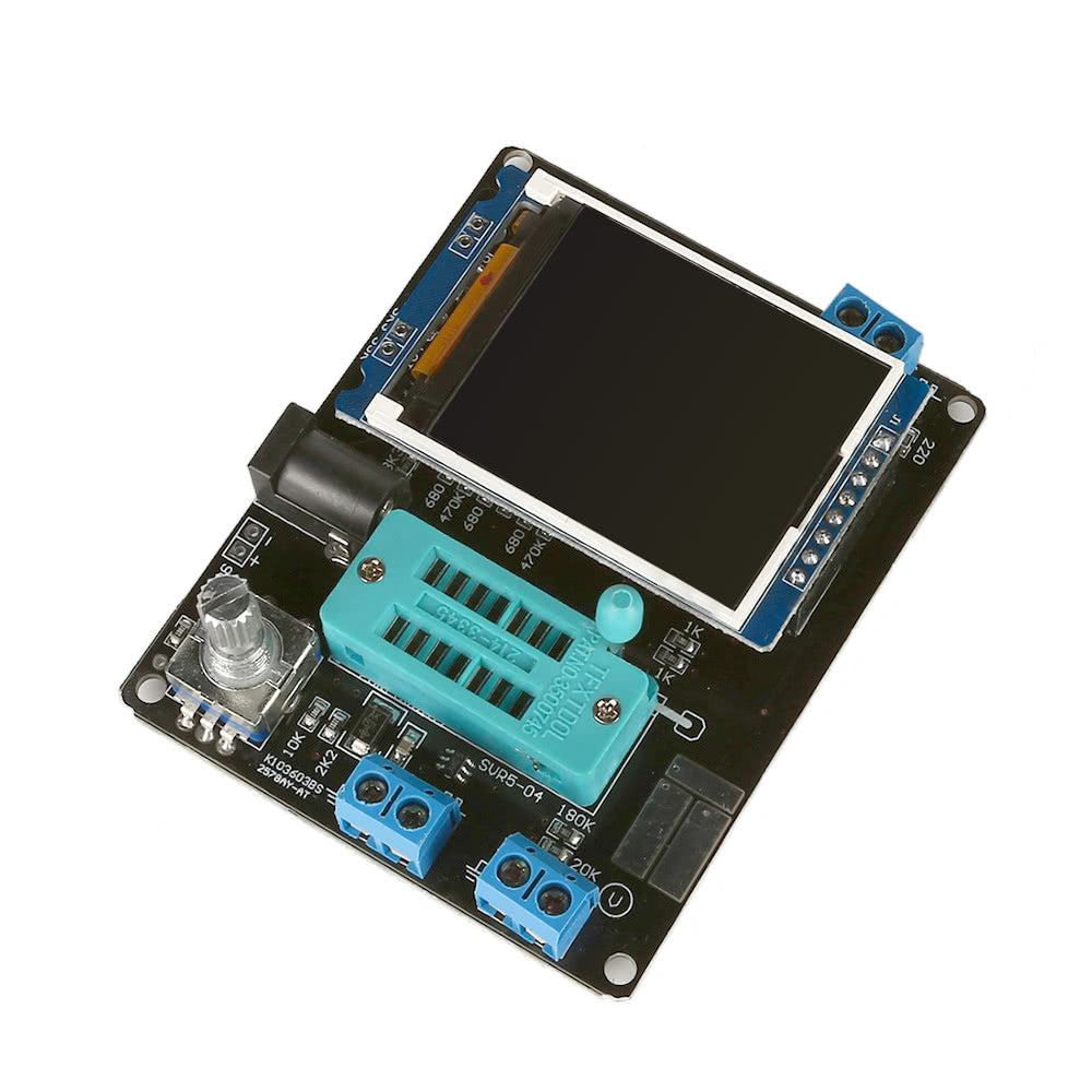 Multifunctional LCD GM328A Transistor Tester Diode Capacitance ESR Voltage Frequency Meter PWM Square Wave Signal Generator SMT Soldering
