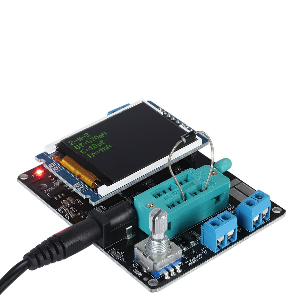 Multifunctional LCD GM328A Transistor Tester Diode Capacitance ESR Voltage Frequency Meter PWM Square Wave Signal Generator SMT Soldering
