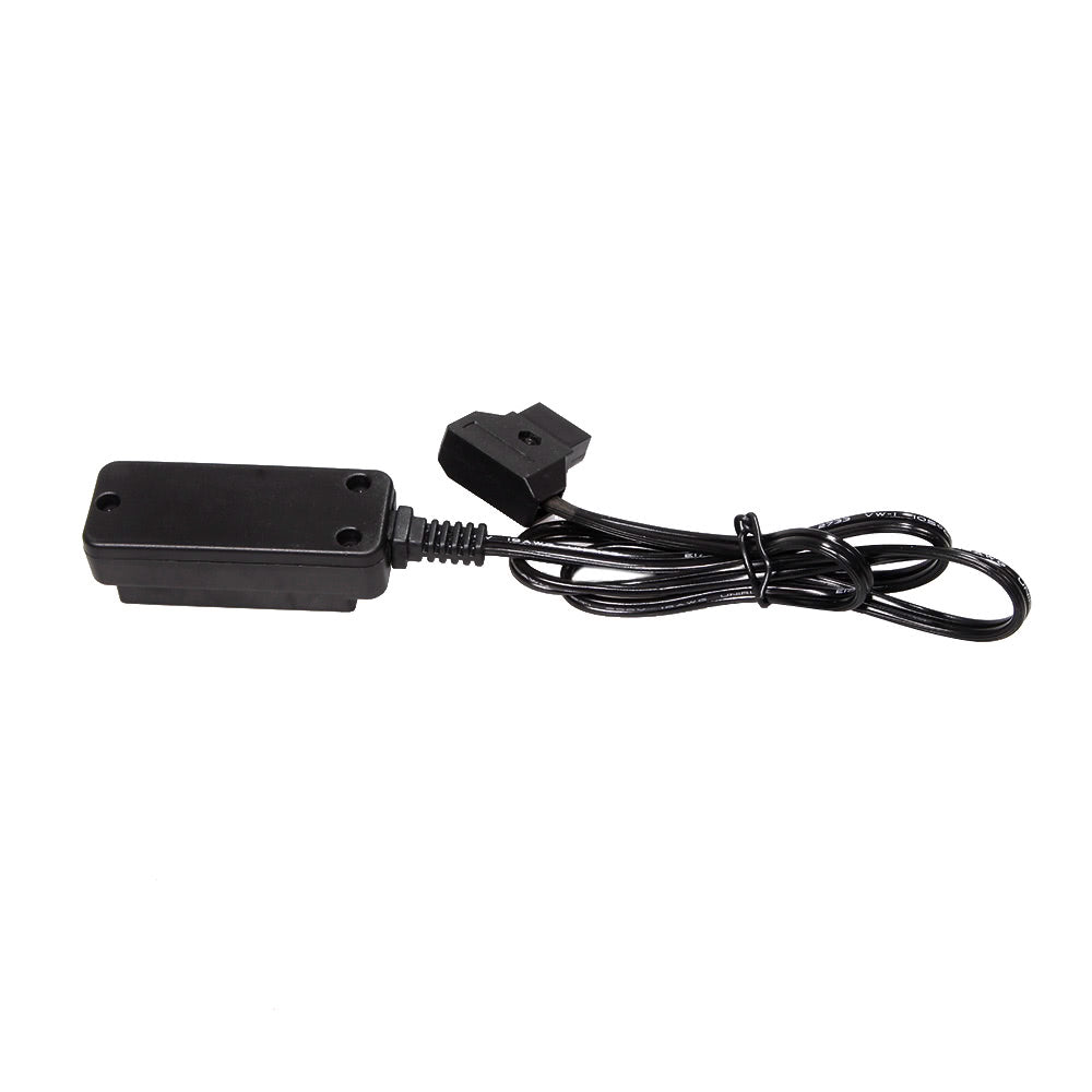 Male D-Tap B Type Power Tap to 4 Female D-Tap P-Tap Hub Adapter for Photography Power - Black