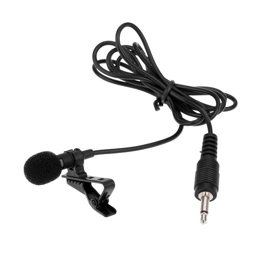 Uniqkart for Lound Speaker Super Lapel Lavalier Tie Clip Metal Mono Microphone 3.5mm with Collar Clip
