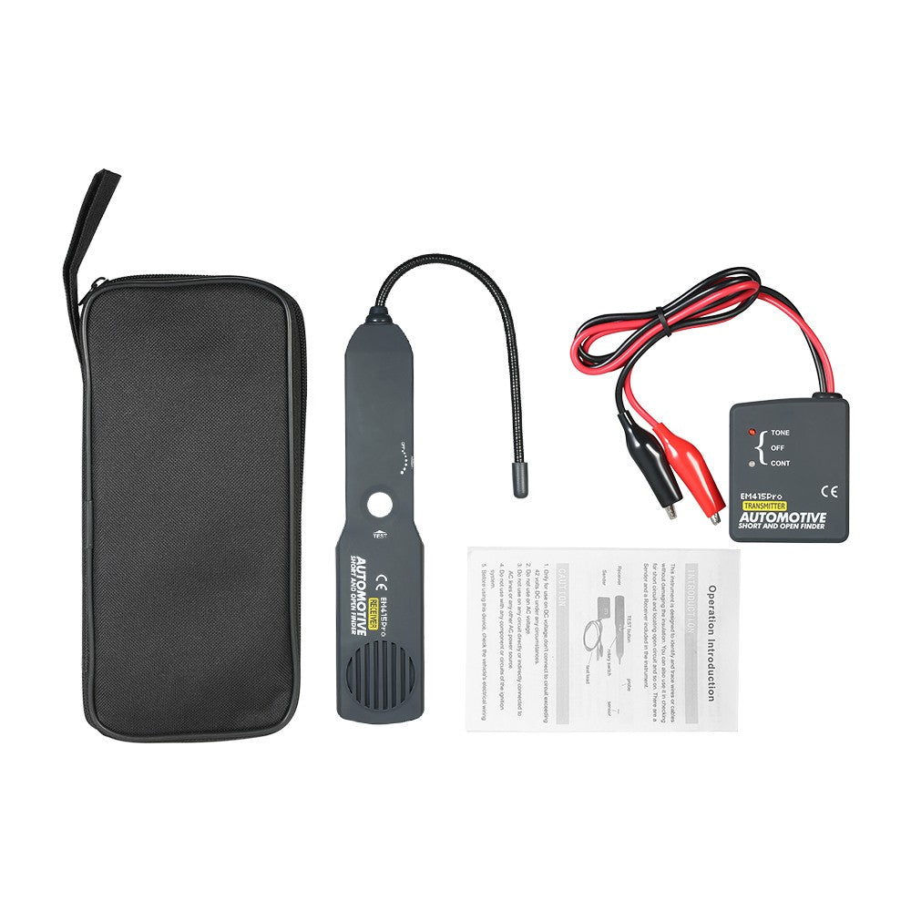 Automotive Cable Wire Tracker Short &amp; Open Circuit Finder Tester Vehicle Repair Diagnostic Tool - Grey