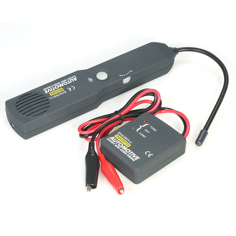 Automotive Cable Wire Tracker Short &amp; Open Circuit Finder Tester Vehicle Repair Diagnostic Tool - Grey