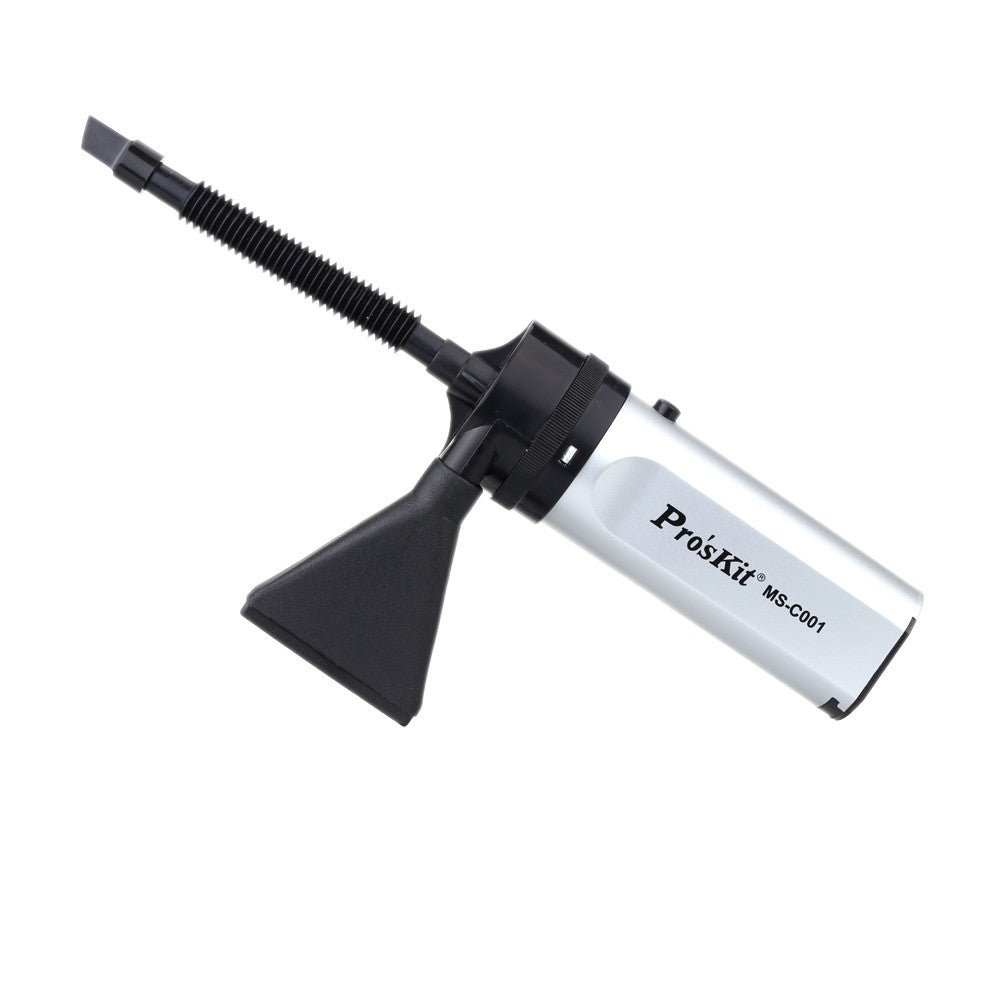 Pro'sKit MS-C001 Portable Mini Vacuum Blowing Cleaner Computer Dust Blower Duster for Laptop Camera Phone - Silver