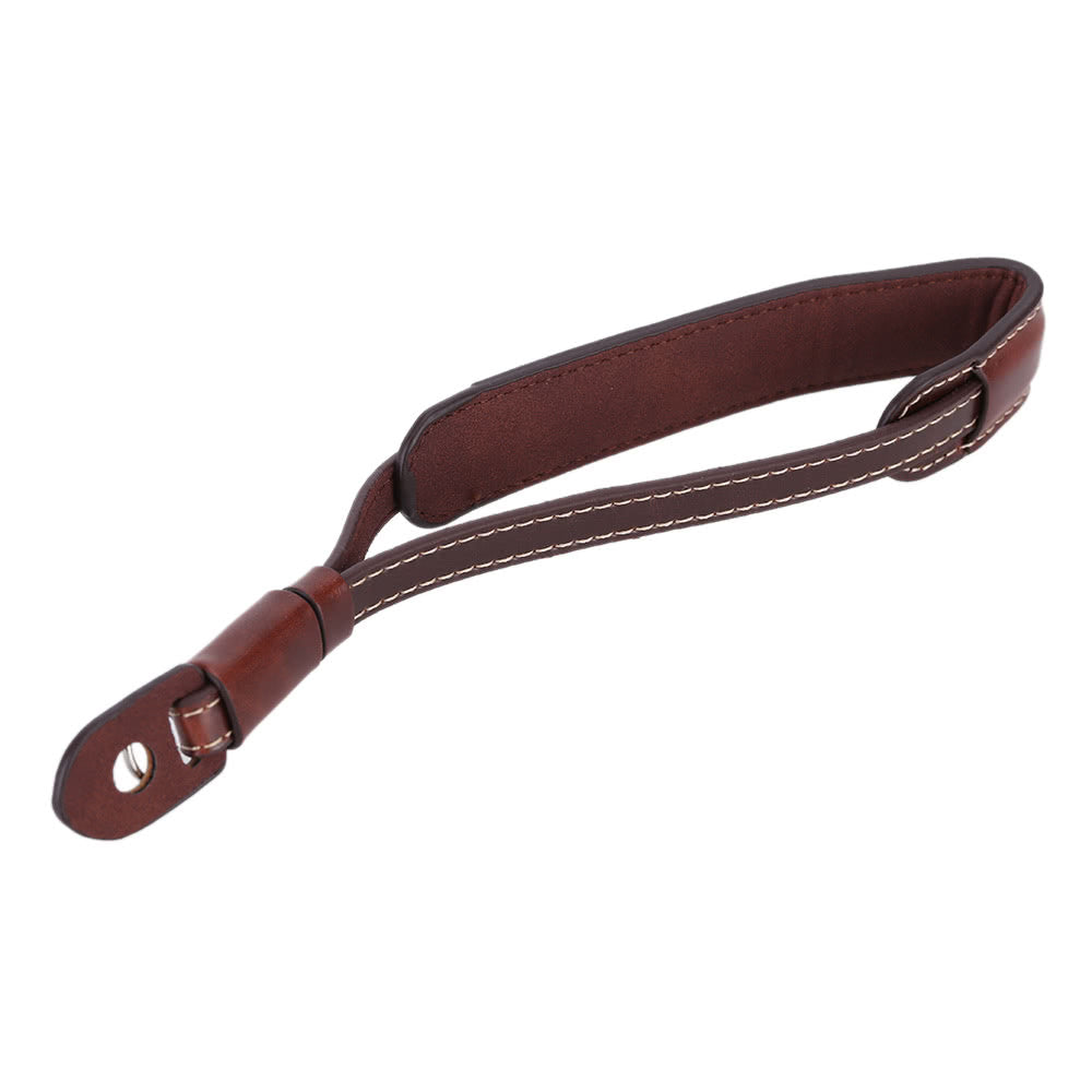 Brown  PU Leather X5-M Camera Wrist Hand Strap for Sony Fujifilm Nikon Panasonic Olympus Leica DSLR / Micro Single Cameras