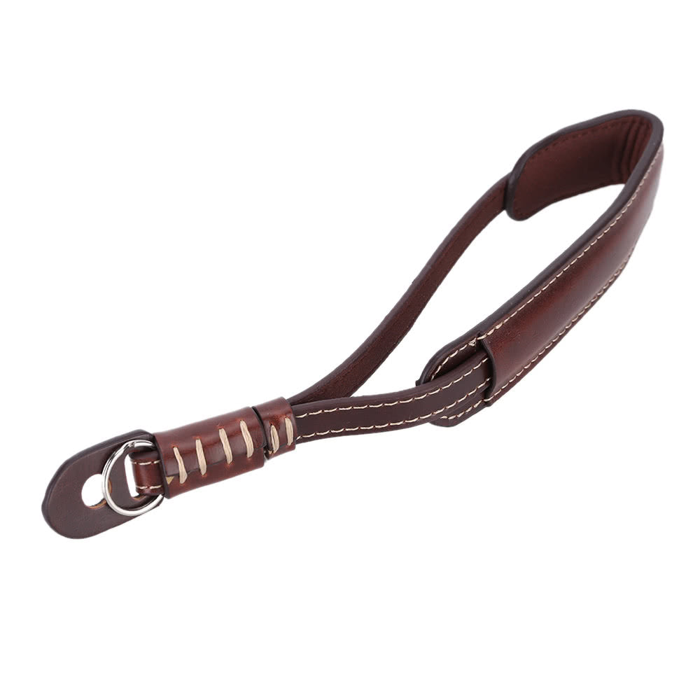 Brown  PU Leather X5-M Camera Wrist Hand Strap for Sony Fujifilm Nikon Panasonic Olympus Leica DSLR / Micro Single Cameras