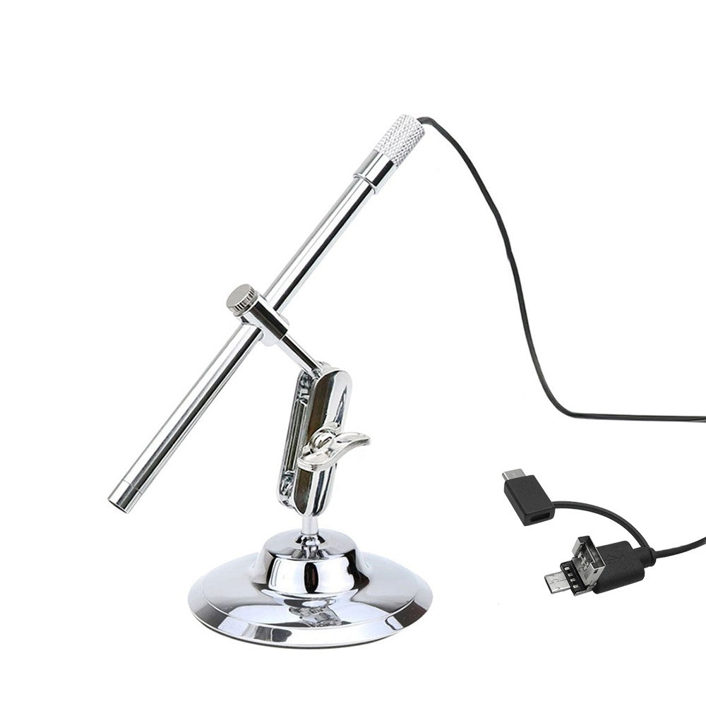 Digital USB Microscope Inspection Magnifier Waterproof Camera Built-in 8-LED Lights with Advanced CMOS Sensor 10X-200X Magnification