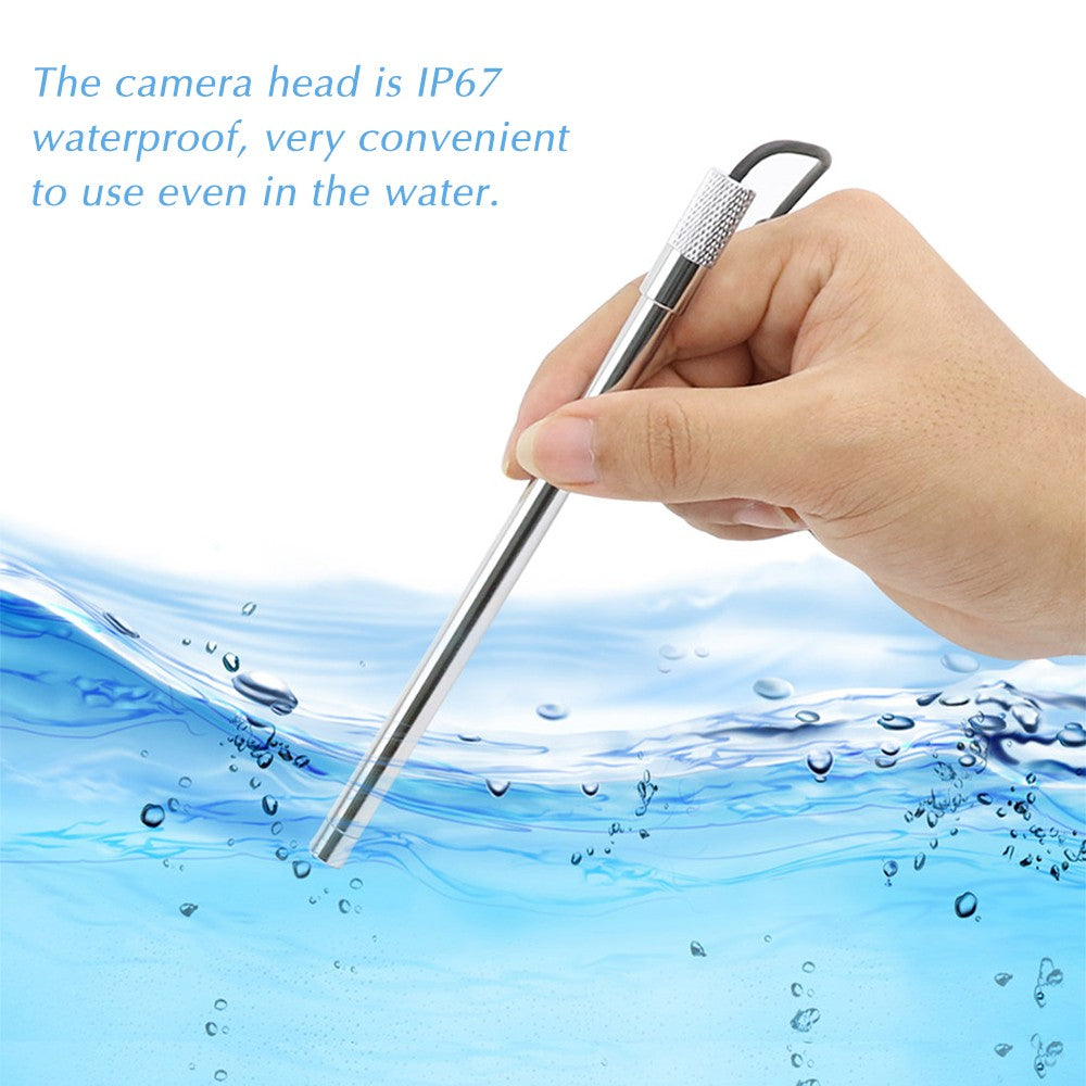 Digital USB Microscope Inspection Magnifier Waterproof Camera Built-in 8-LED Lights with Advanced CMOS Sensor 10X-200X Magnification