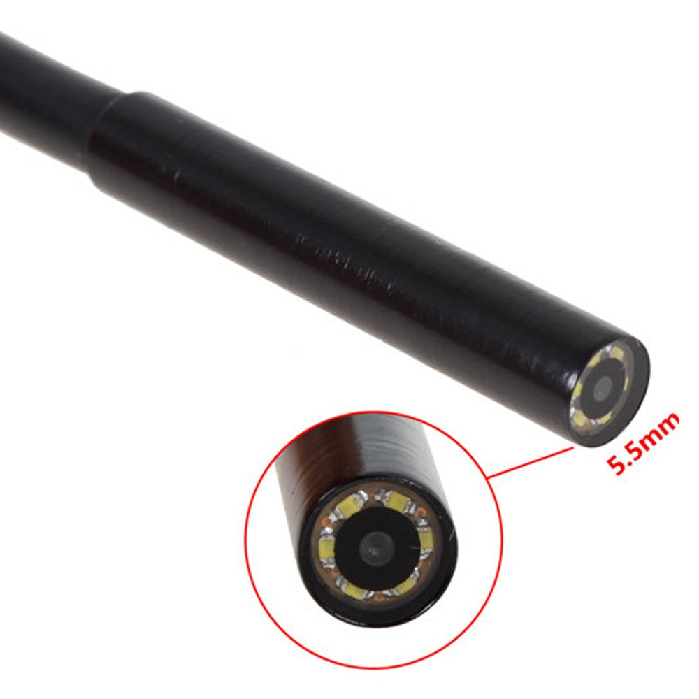 Waterproof Wireless USB Port with 5.5mm Visual Lens Wifi Portable Inspection Cam for Android Phone - 2m