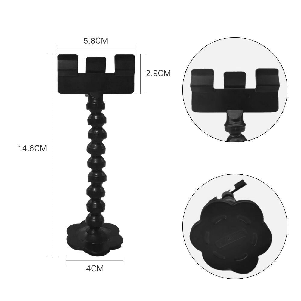Portable Pet Selfie Stick Phone Attachment for Dog Cat Pets Take Photos Training Toy - White