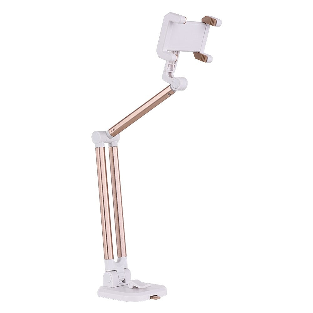 Universal Smartphone Desktop Stand Car Phone Mount Holder - Gold