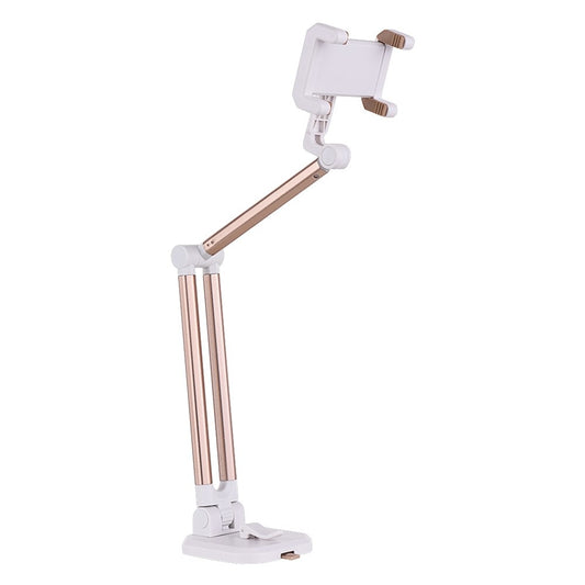 Universal Smartphone Desktop Stand Car Phone Mount Holder - Gold