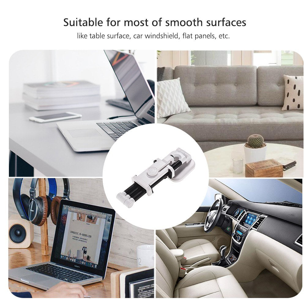 Universal Smartphone Desktop Stand Car Phone Mount Holder - Black