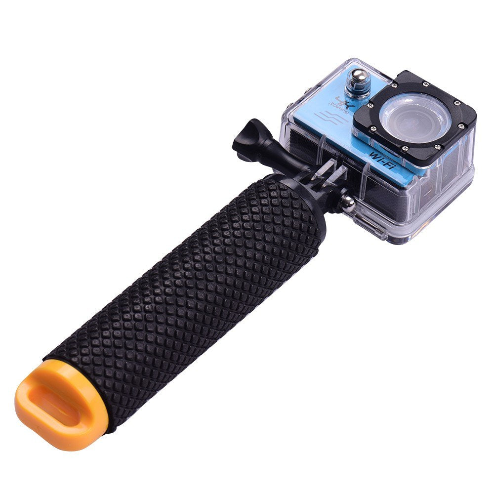 XD444801 Float Hand Grip Buoyancy Rod Pole Stick Monopod Tripod - Yellow