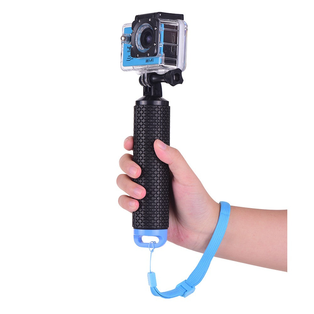 XD444801 Float Hand Grip Buoyancy Rod Pole Stick Monopod Tripod - Blue
