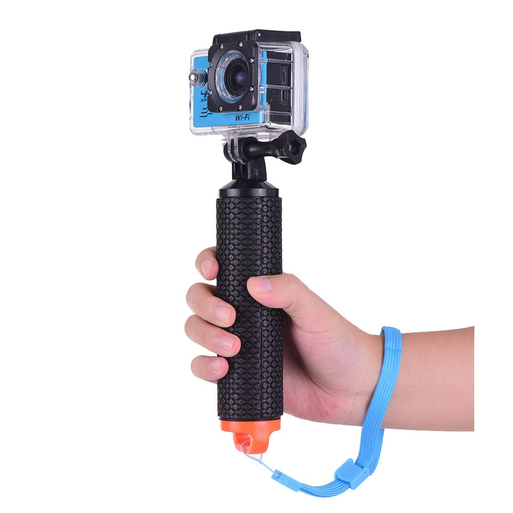 XD444801 Float Hand Grip Buoyancy Rod Pole Stick Monopod Tripod - Orange