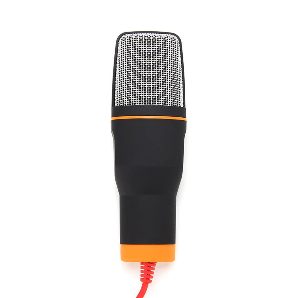 Professional Sound Audio Wired Stereo Condenser Microphone - Black